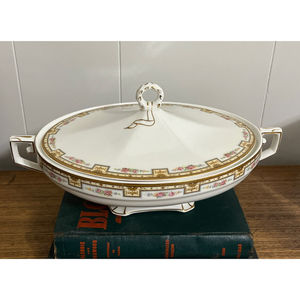 Vintage W.H. Grindley & Co The Victory Covered Vegetable Bowl